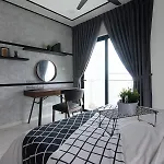 A Cozy & Lovely High-Floor 3Br Suite City Views